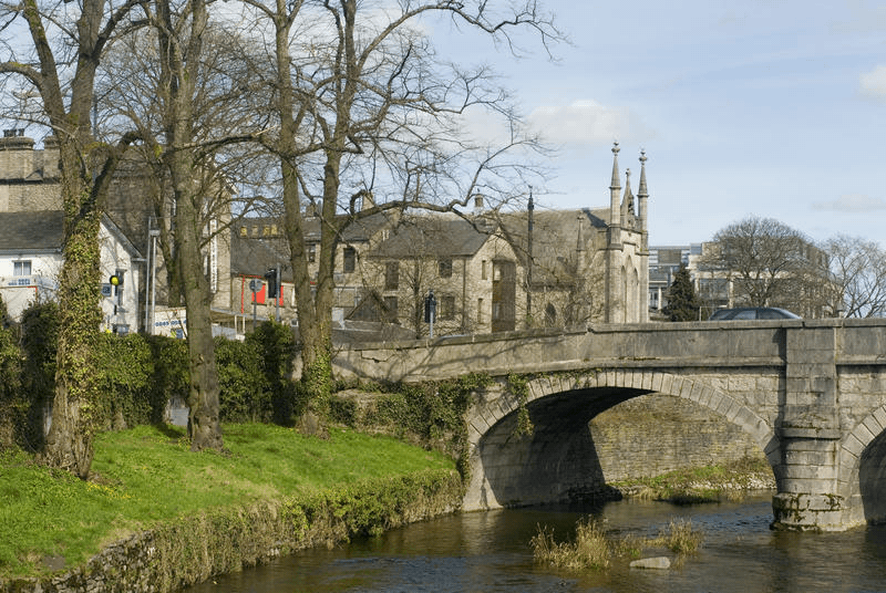 River Kent through Kendal town centre River Kent through Kendal town centre